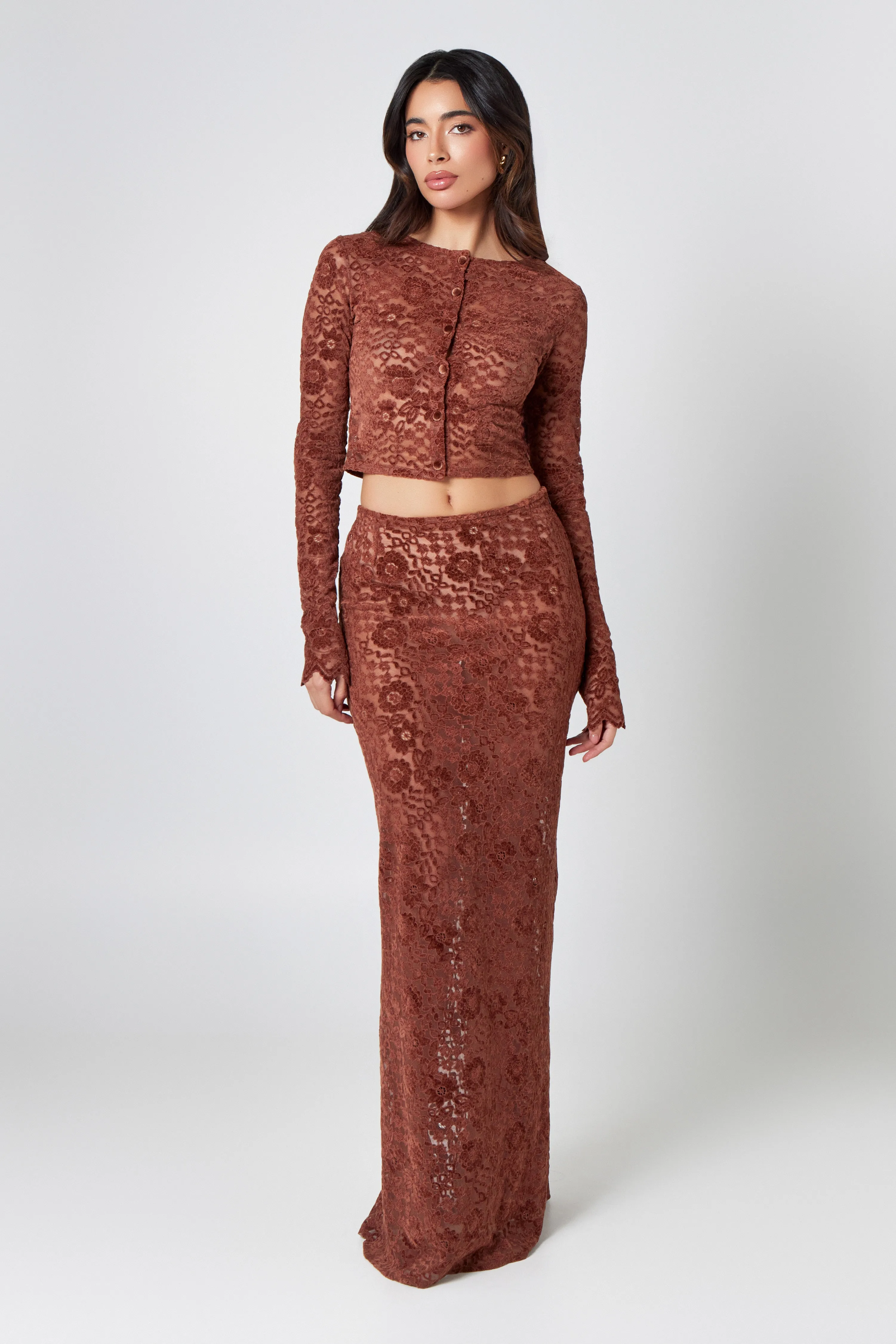 Toffee Maxi Skirt
