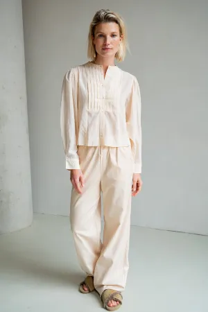 TROUSERS (S25Z721) CREAM
