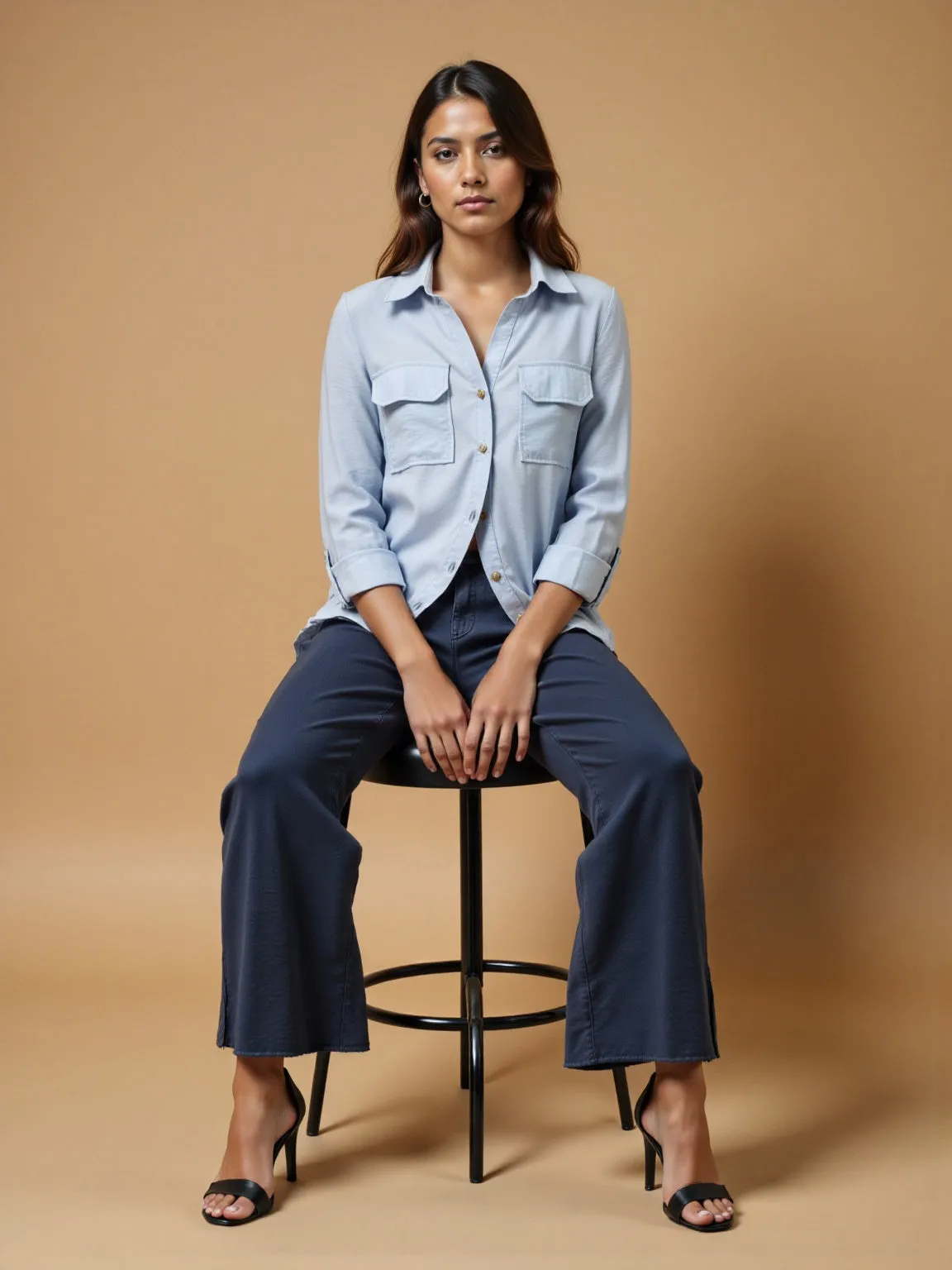 Two Pocket Button Down Shirt