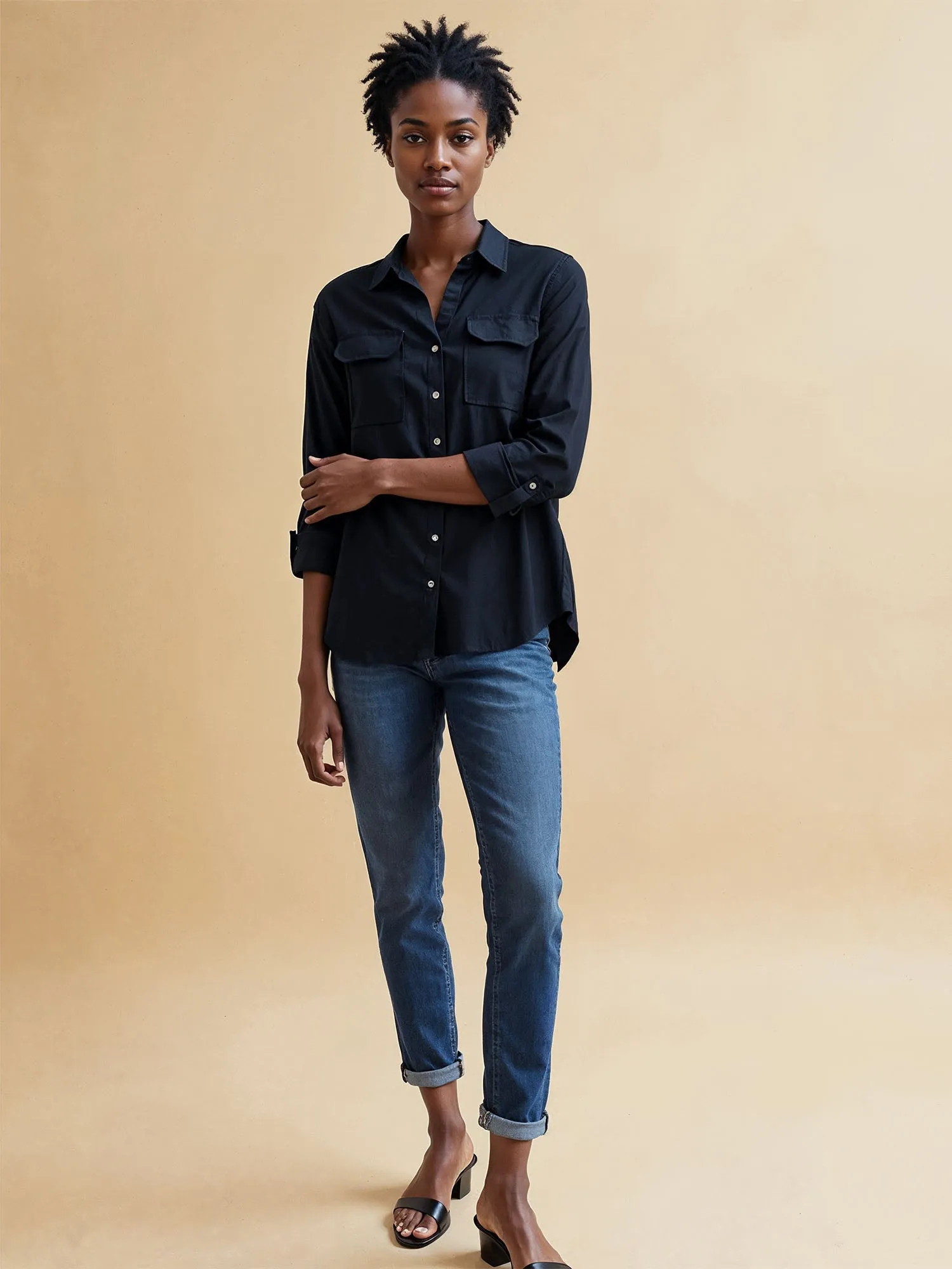 Two Pocket Button Down Shirt