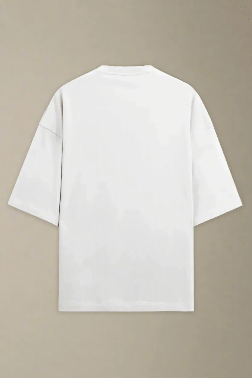 Unisex Terry Oversized T-Shirt White