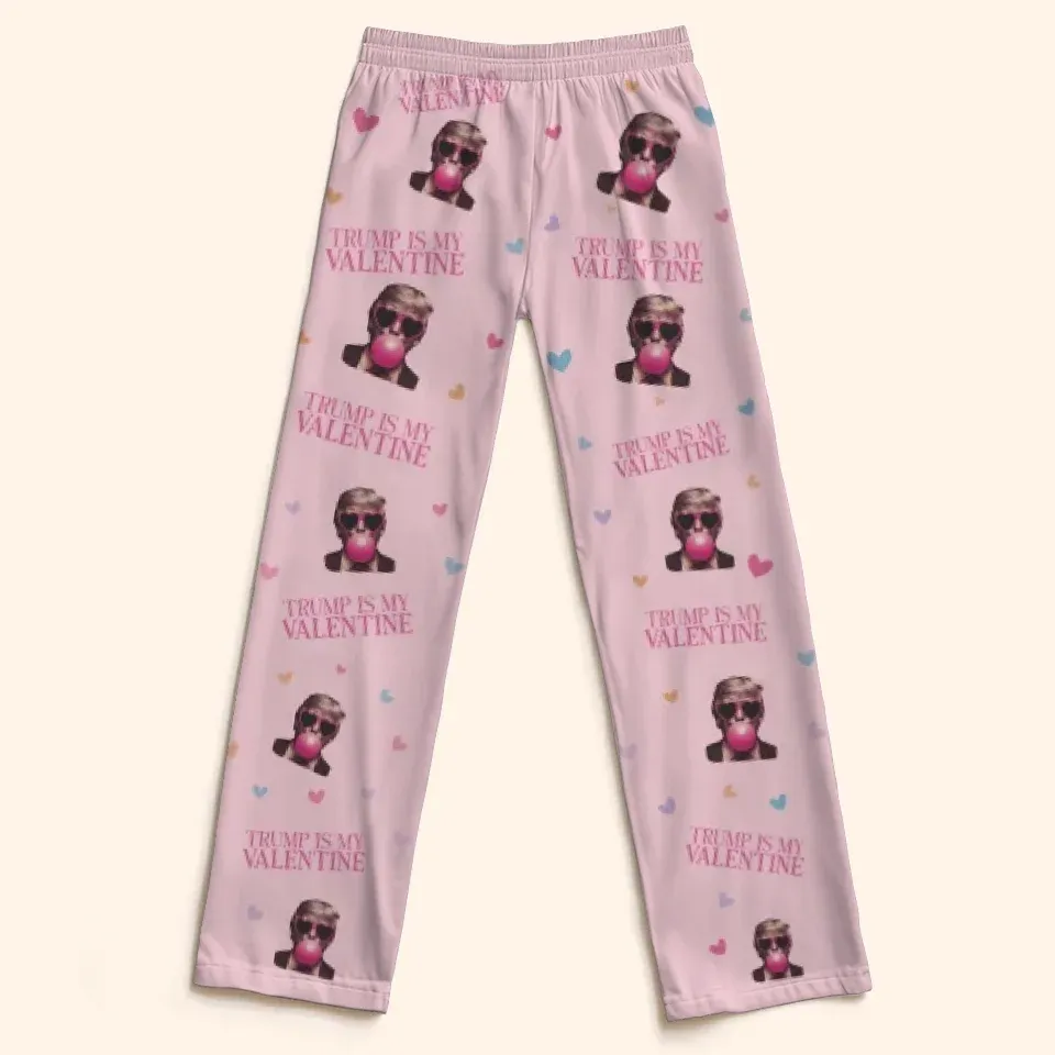 Valentine 2025 - US Patriotic Pride Pajama Pants - Gift For Conservative Supporters