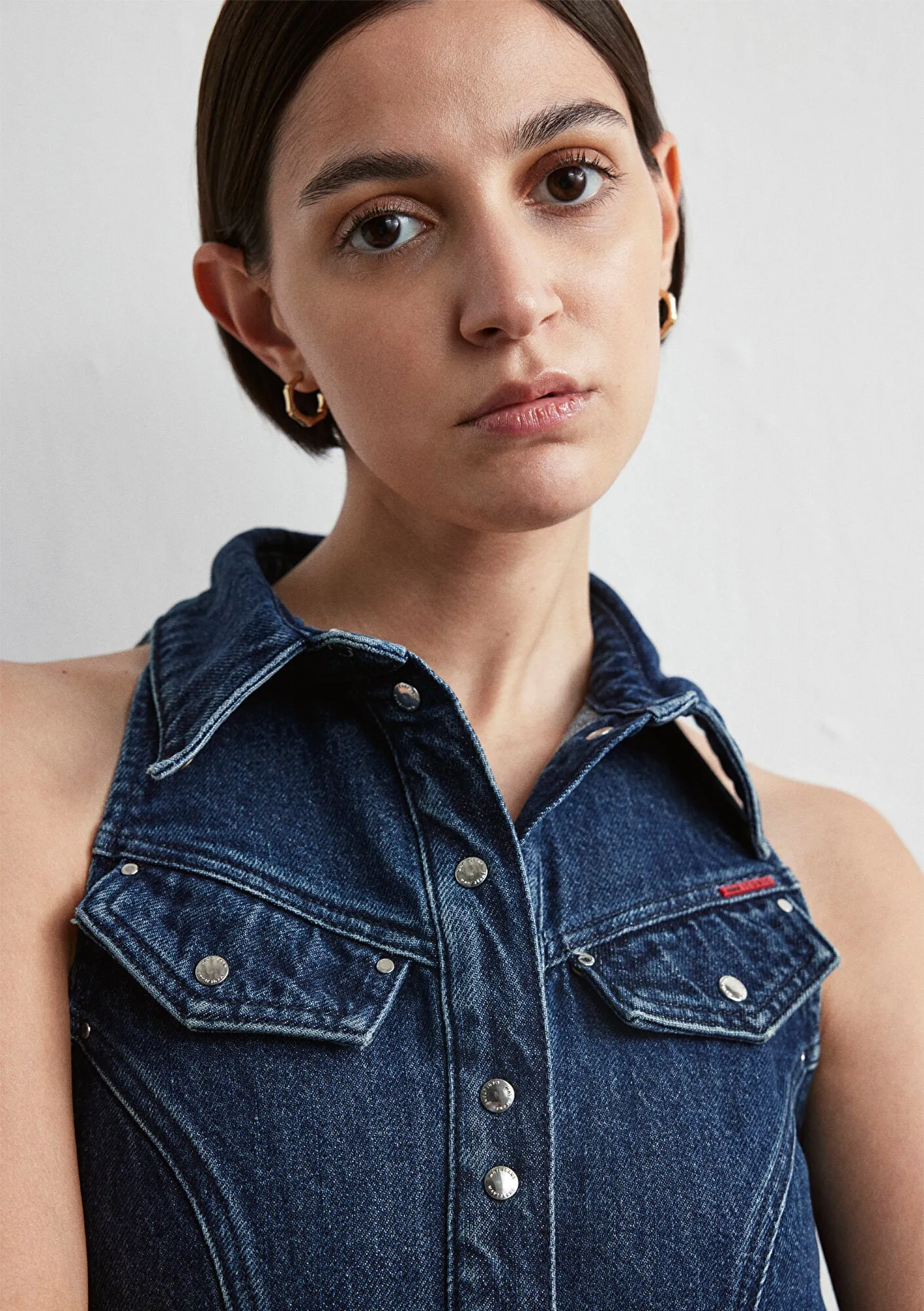 Verena Dark Blue Icon Jean Shirt