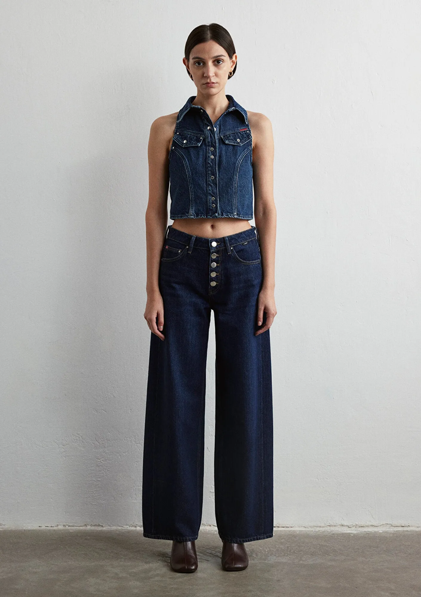 Verena Dark Blue Icon Jean Shirt