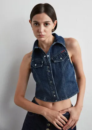 Verena Dark Blue Icon Jean Shirt