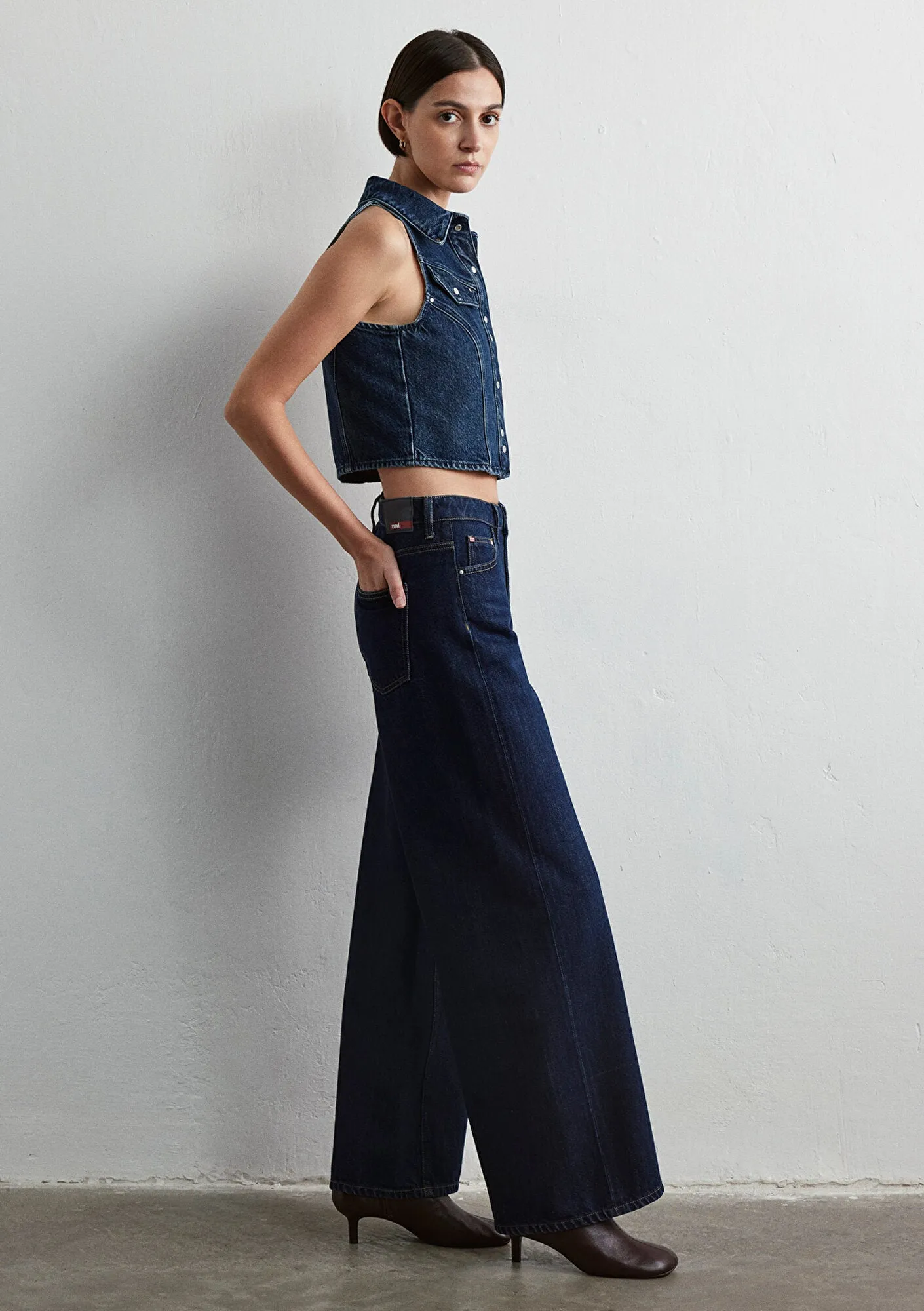 Verena Dark Blue Icon Jean Shirt