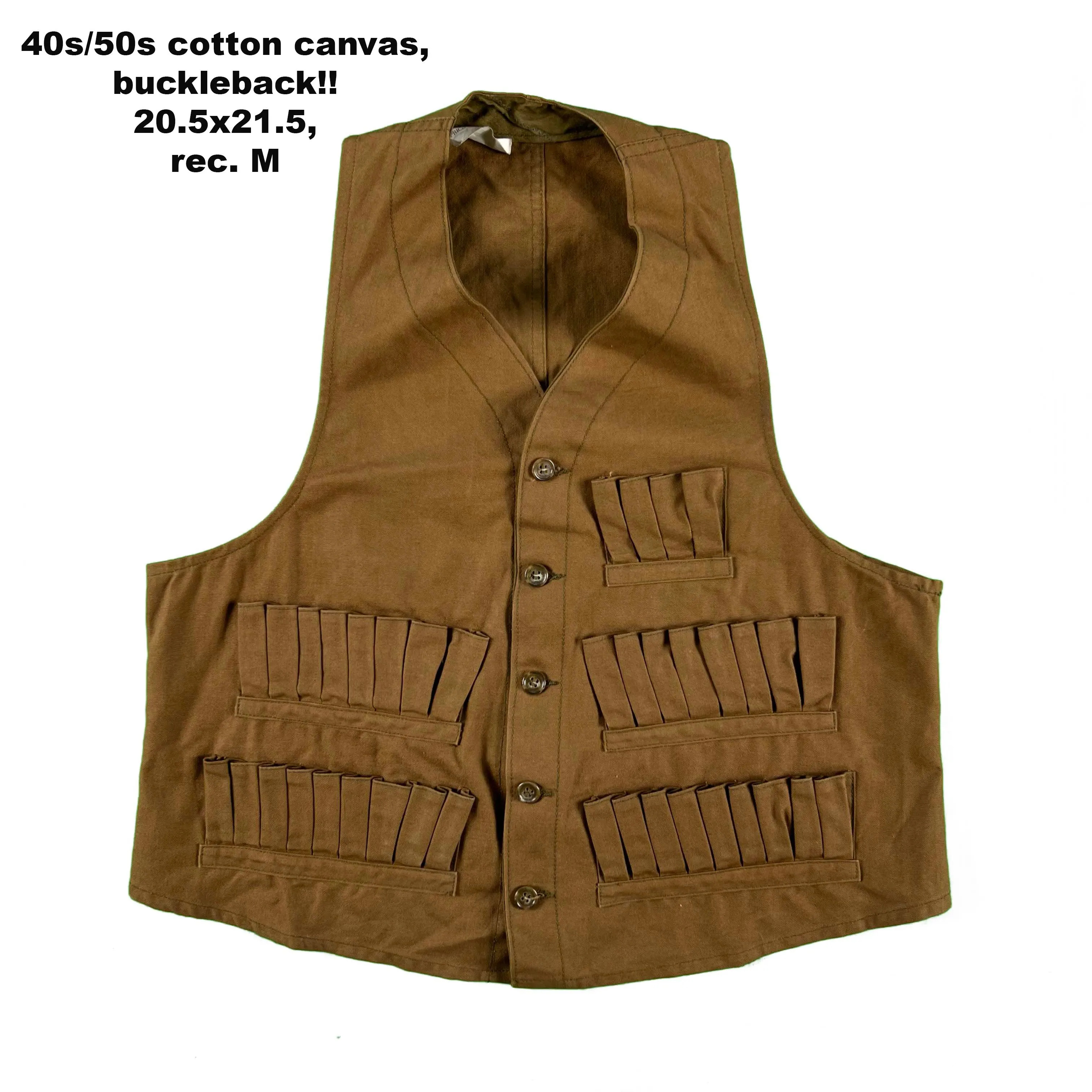 Vintage 50s/60s Hunting Vests- SELECT VEST