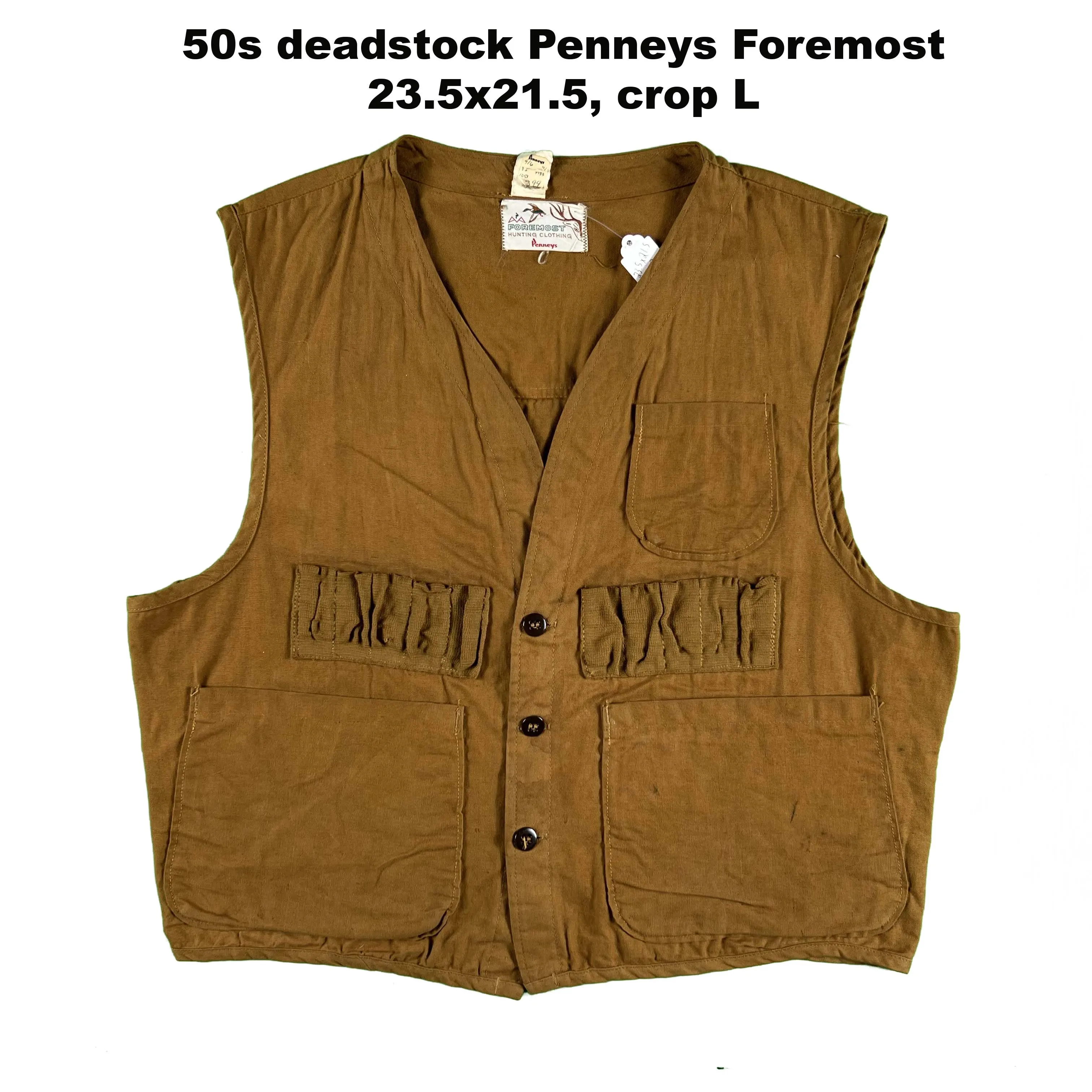 Vintage 50s/60s Hunting Vests- SELECT VEST