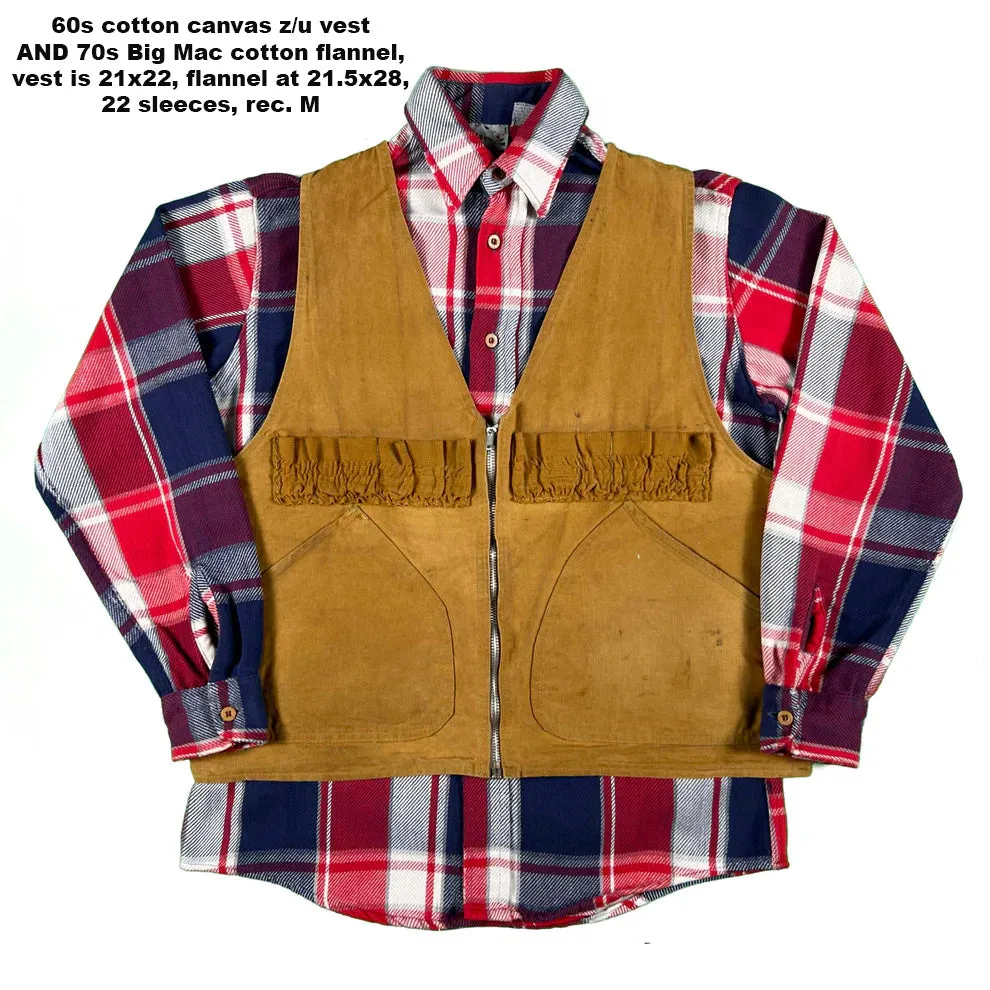 Vintage 50s/60s Hunting Vests- SELECT VEST
