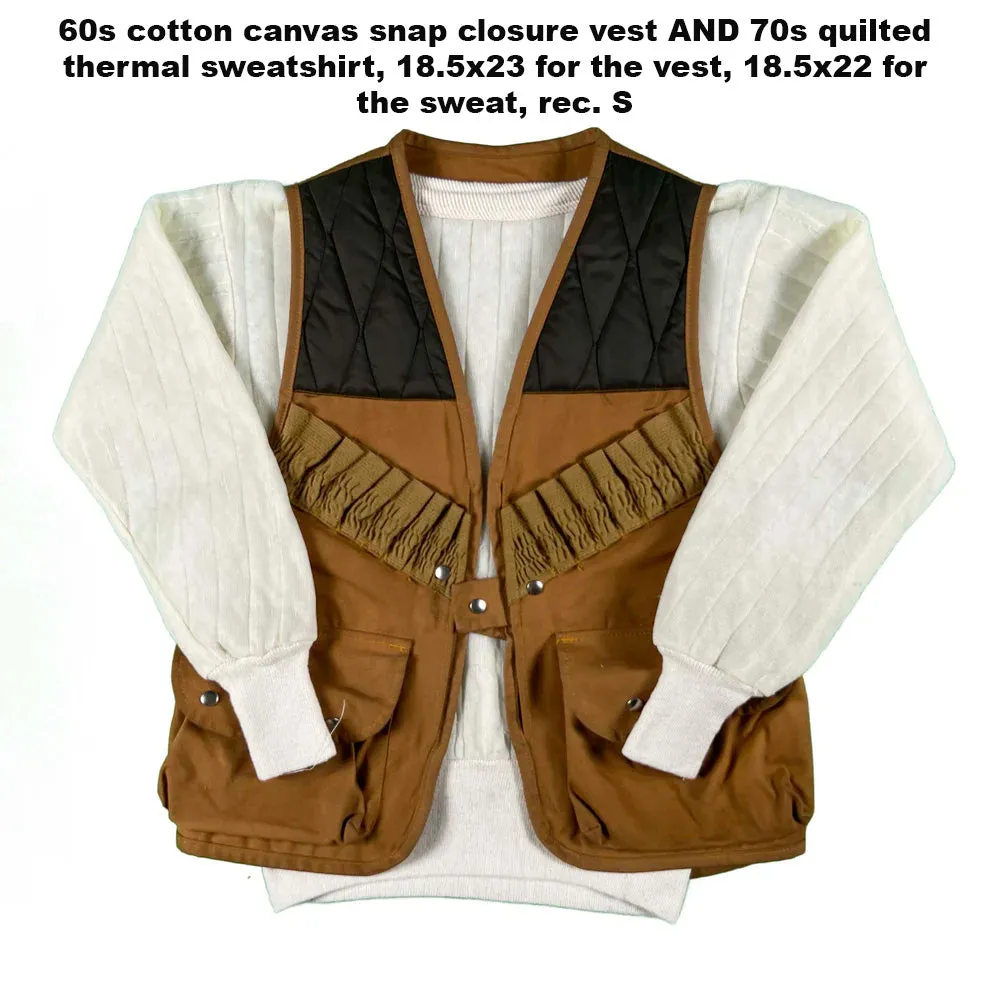 Vintage 50s/60s Hunting Vests- SELECT VEST