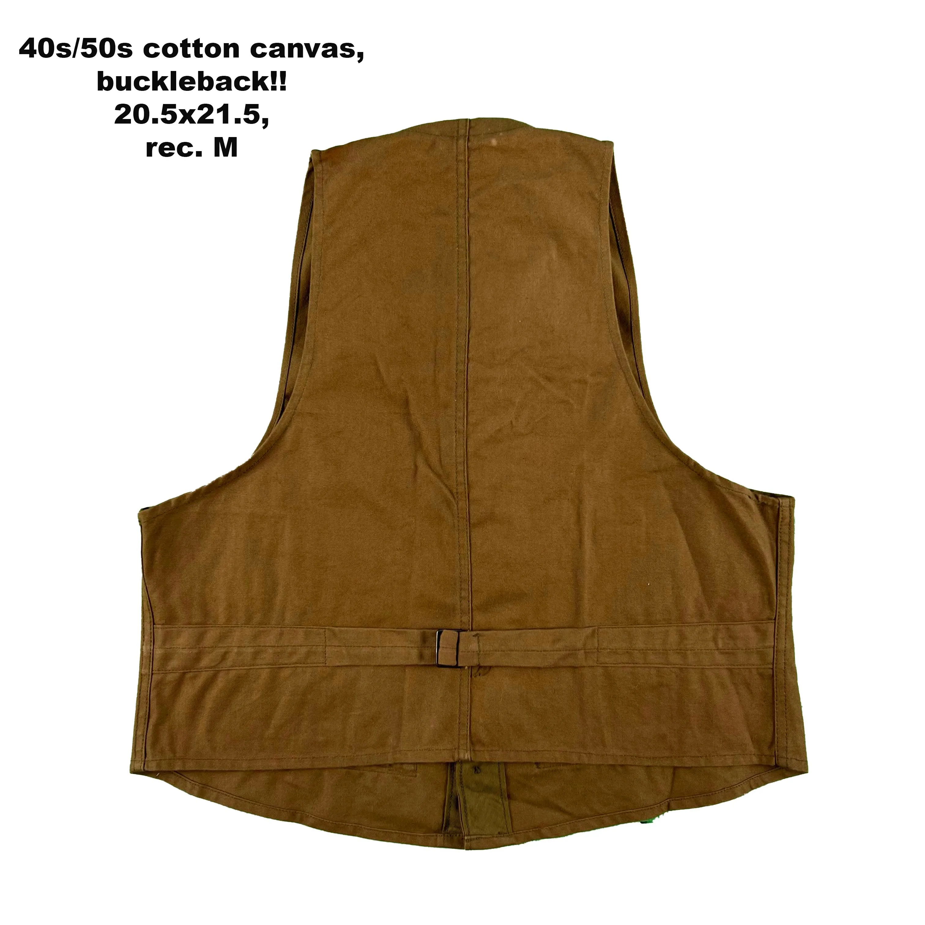 Vintage 50s/60s Hunting Vests- SELECT VEST