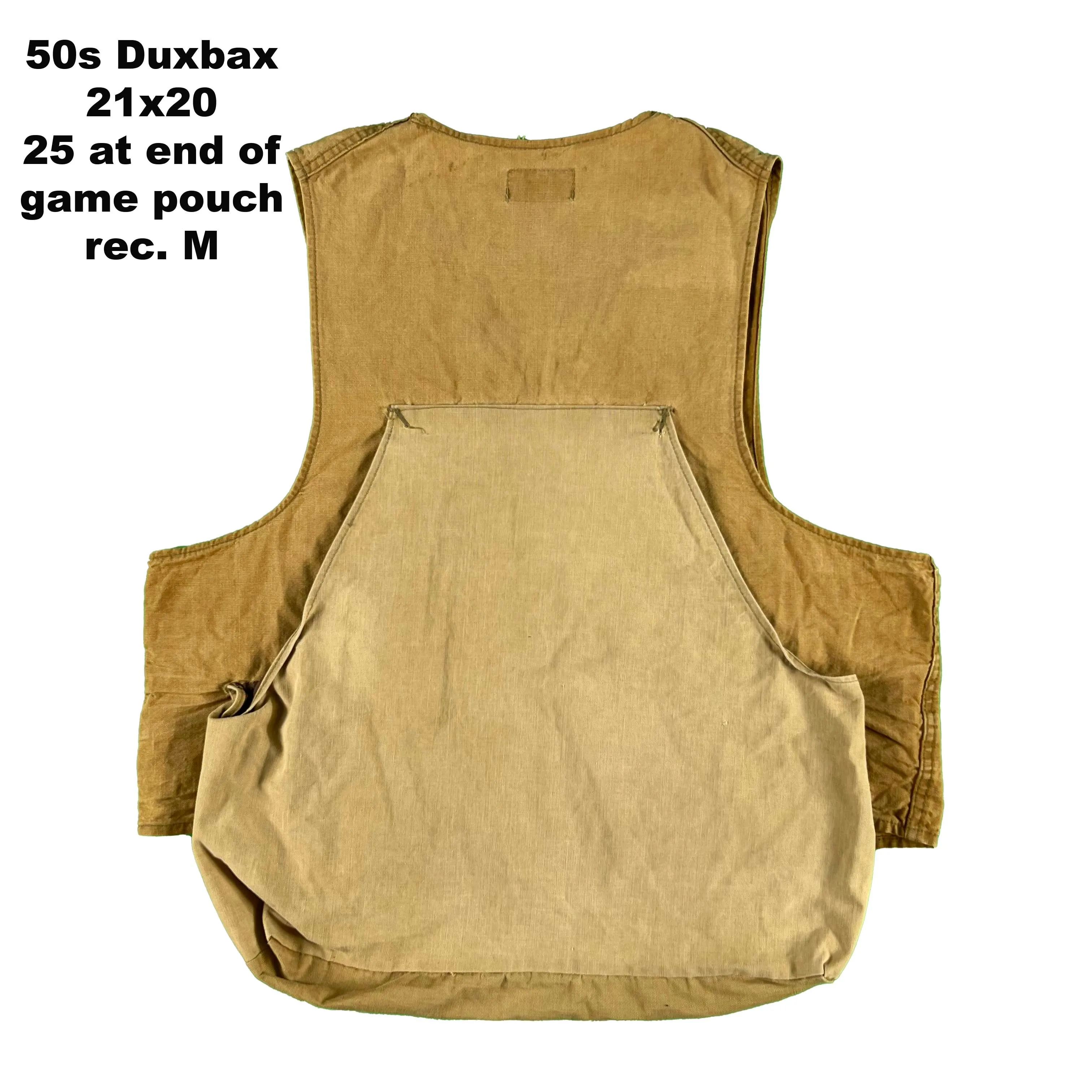 Vintage 50s/60s Hunting Vests- SELECT VEST