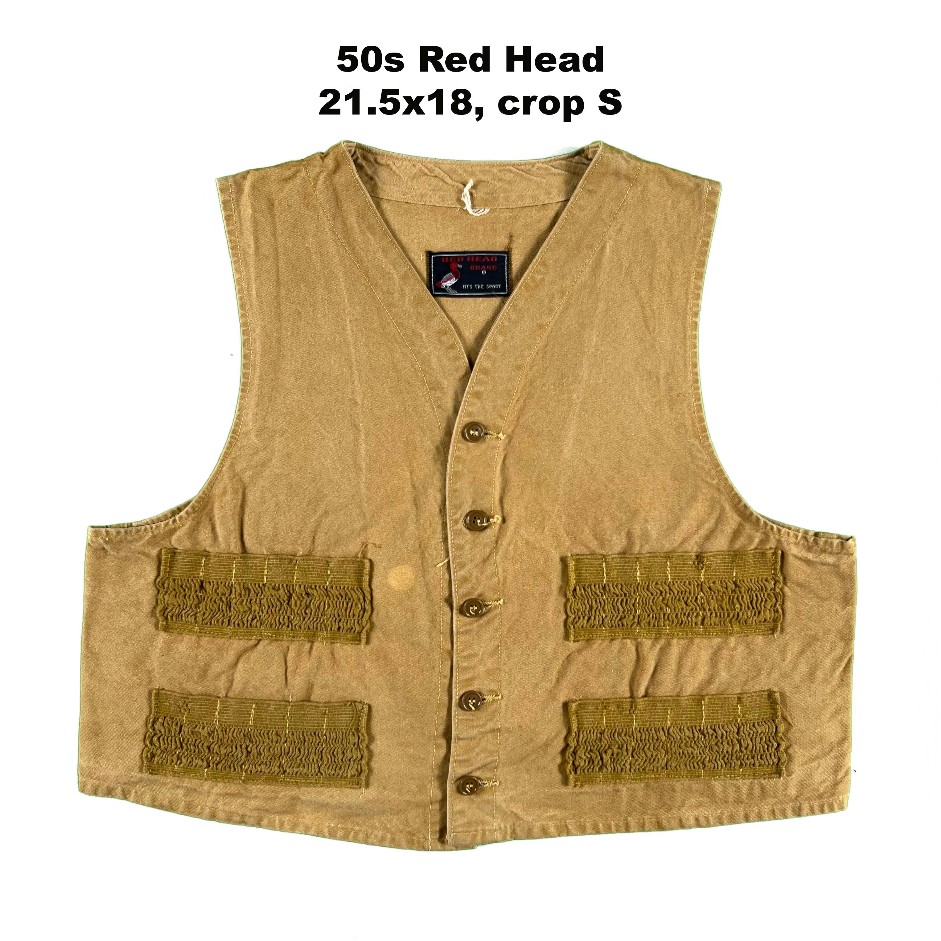 Vintage 50s/60s Hunting Vests- SELECT VEST