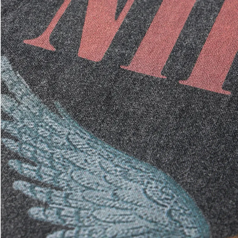 Vintage Angel Print Grunge Oversized Tshirts Men