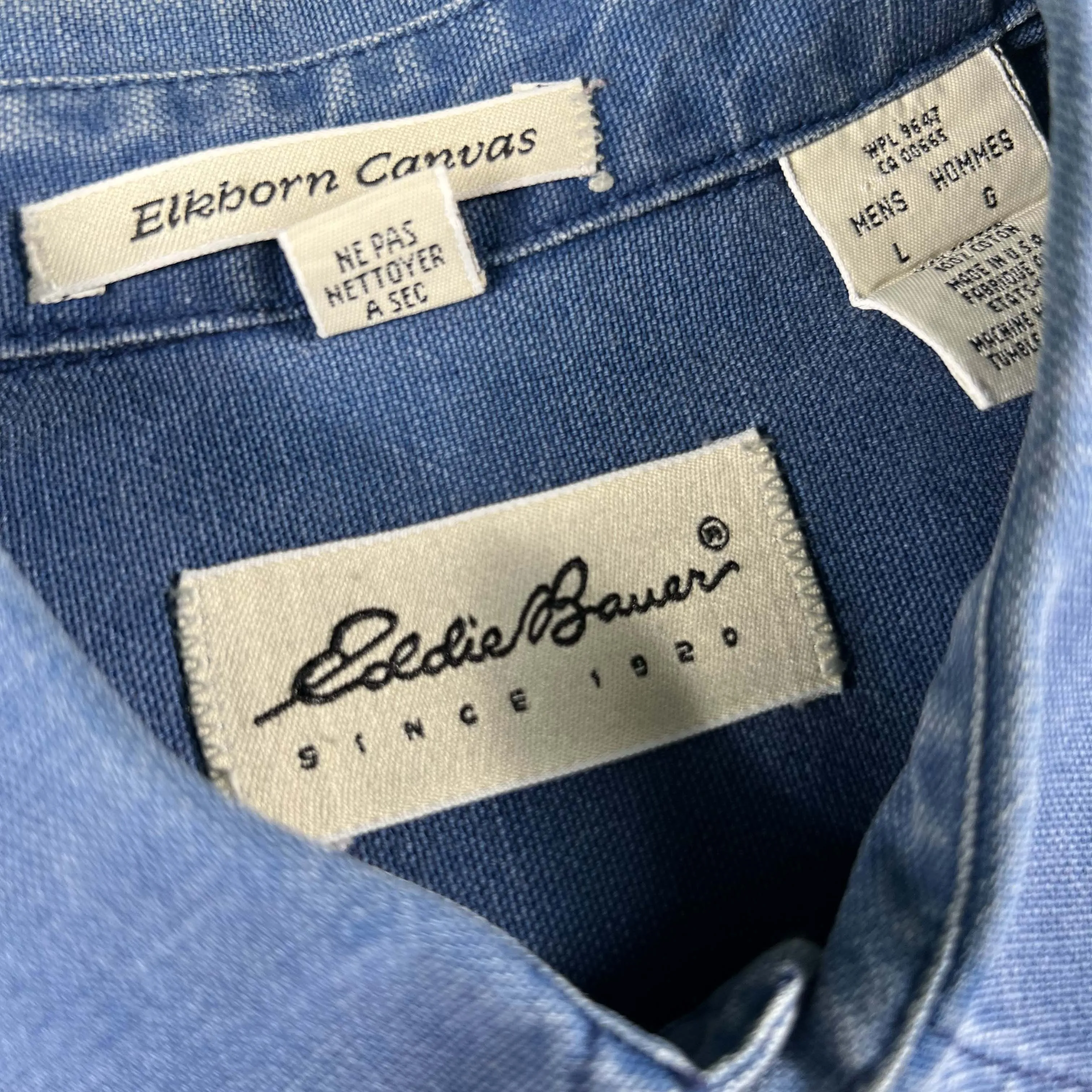 Vintage Eddie Bauer Elkhorn Canvas Shirts- SELECT SHIRT