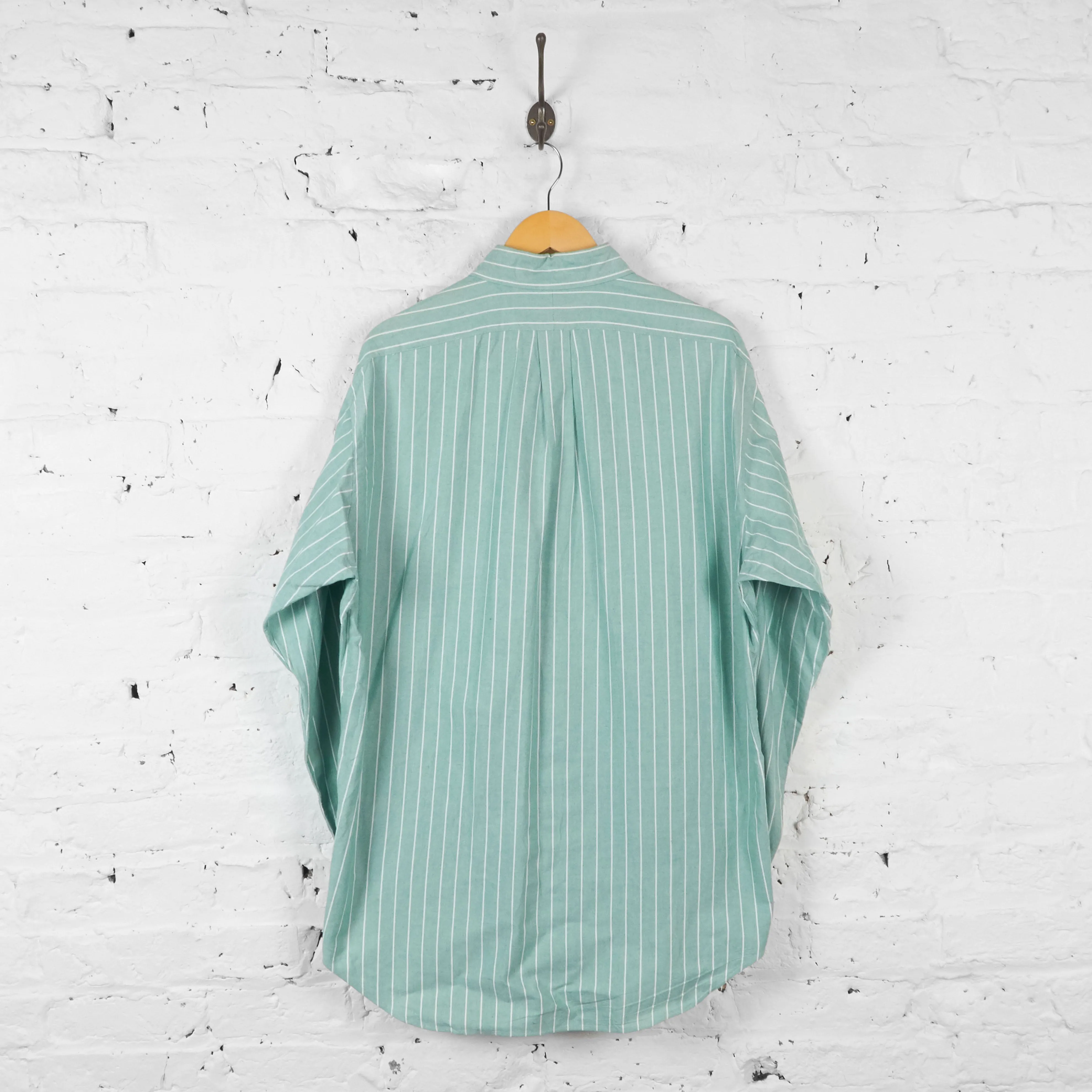 Vintage Ralph Lauren Blake Striped Shirt - Green - M