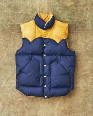 Vintage Rocky Mountain Featherbed Nylon Down Vest Size 40