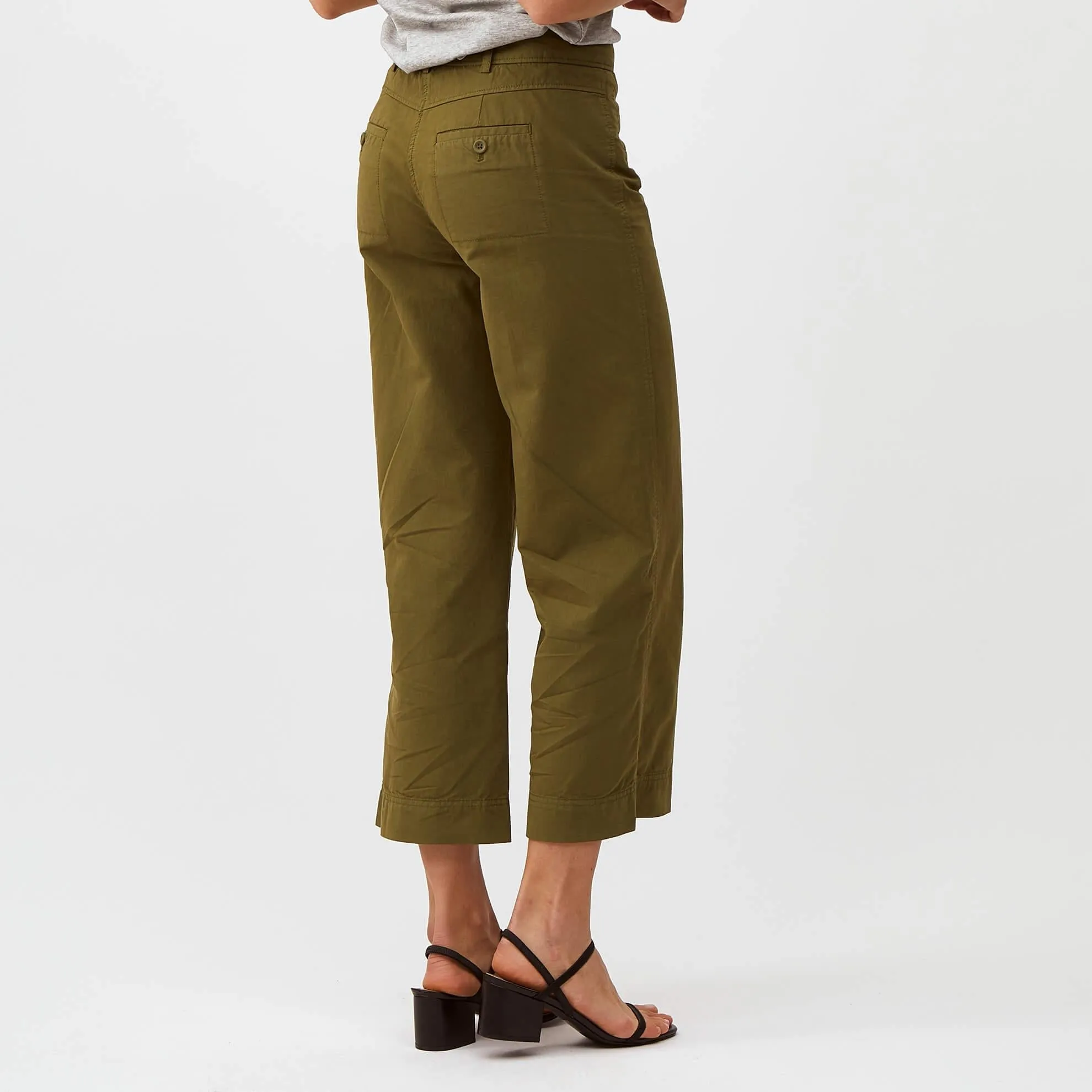 Wide-Leg Crop Pant