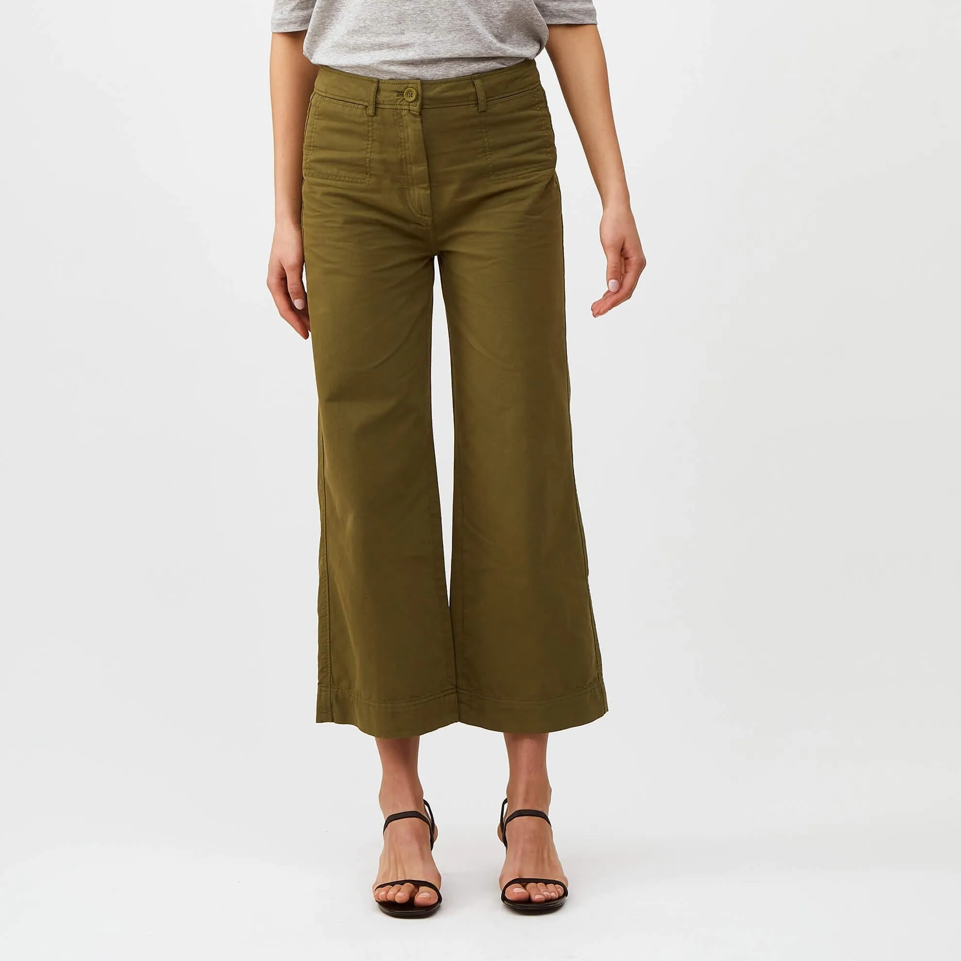Wide-Leg Crop Pant