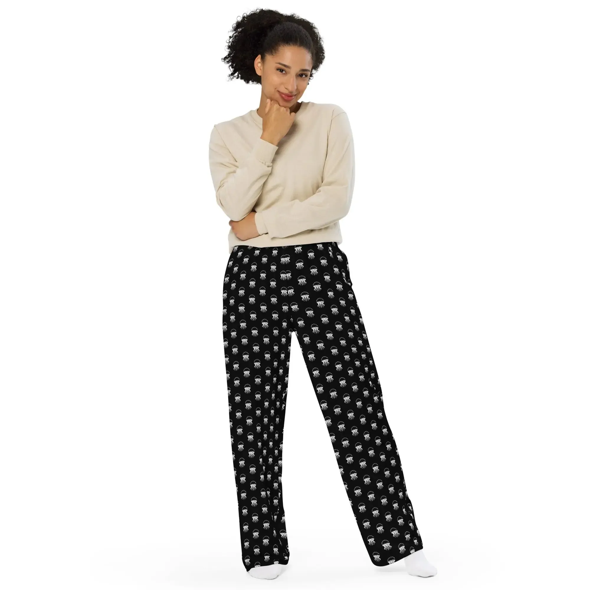 Wide-leg pants - Jellyfish Invaders