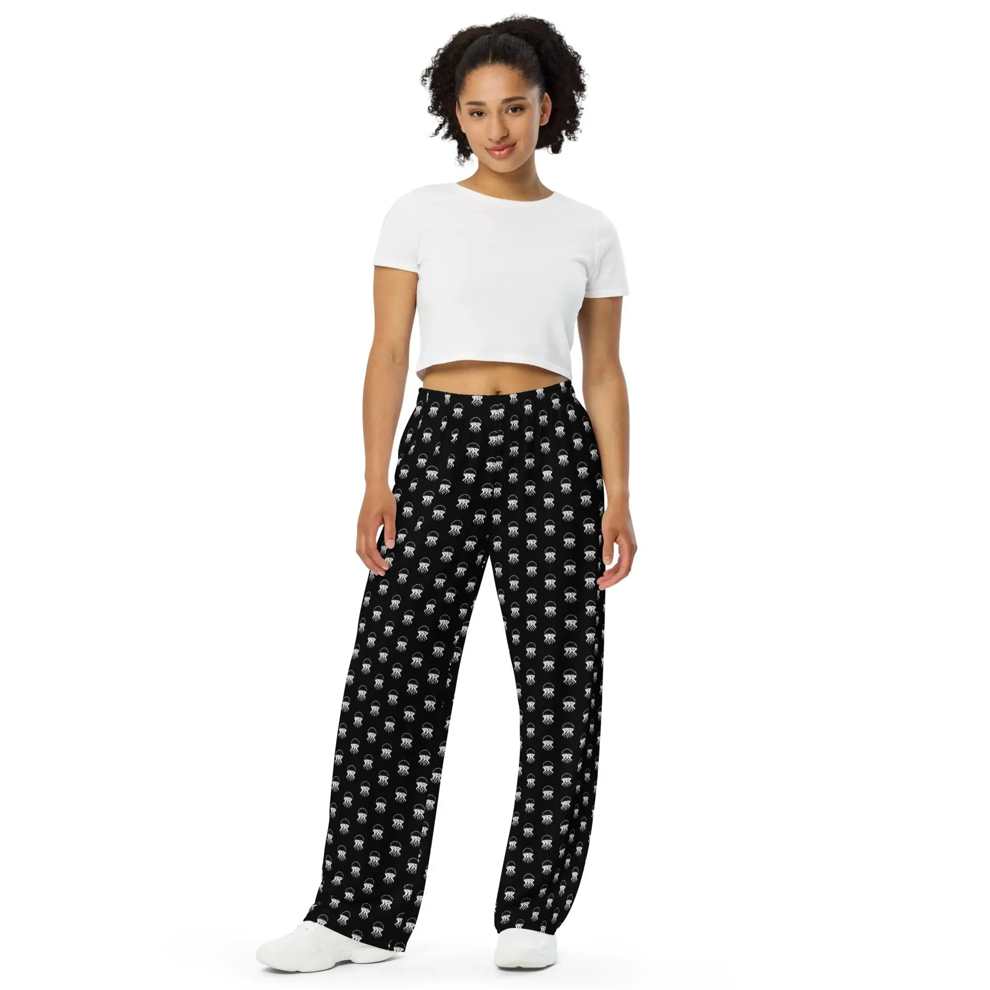 Wide-leg pants - Jellyfish Invaders