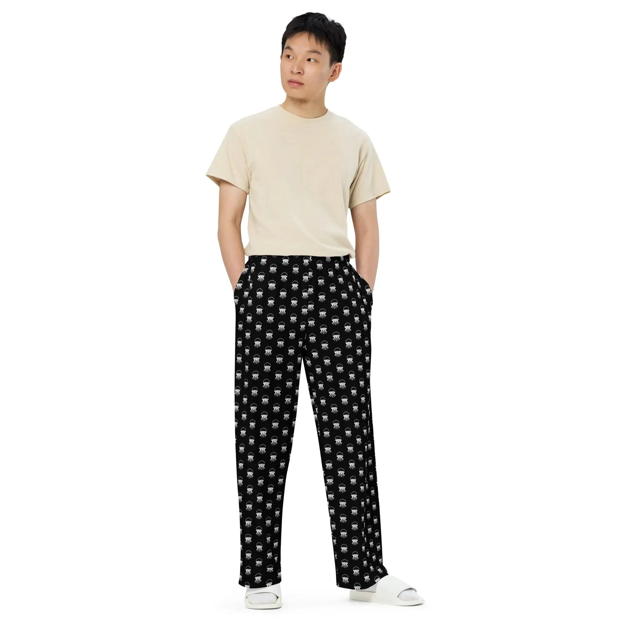 Wide-leg pants - Jellyfish Invaders