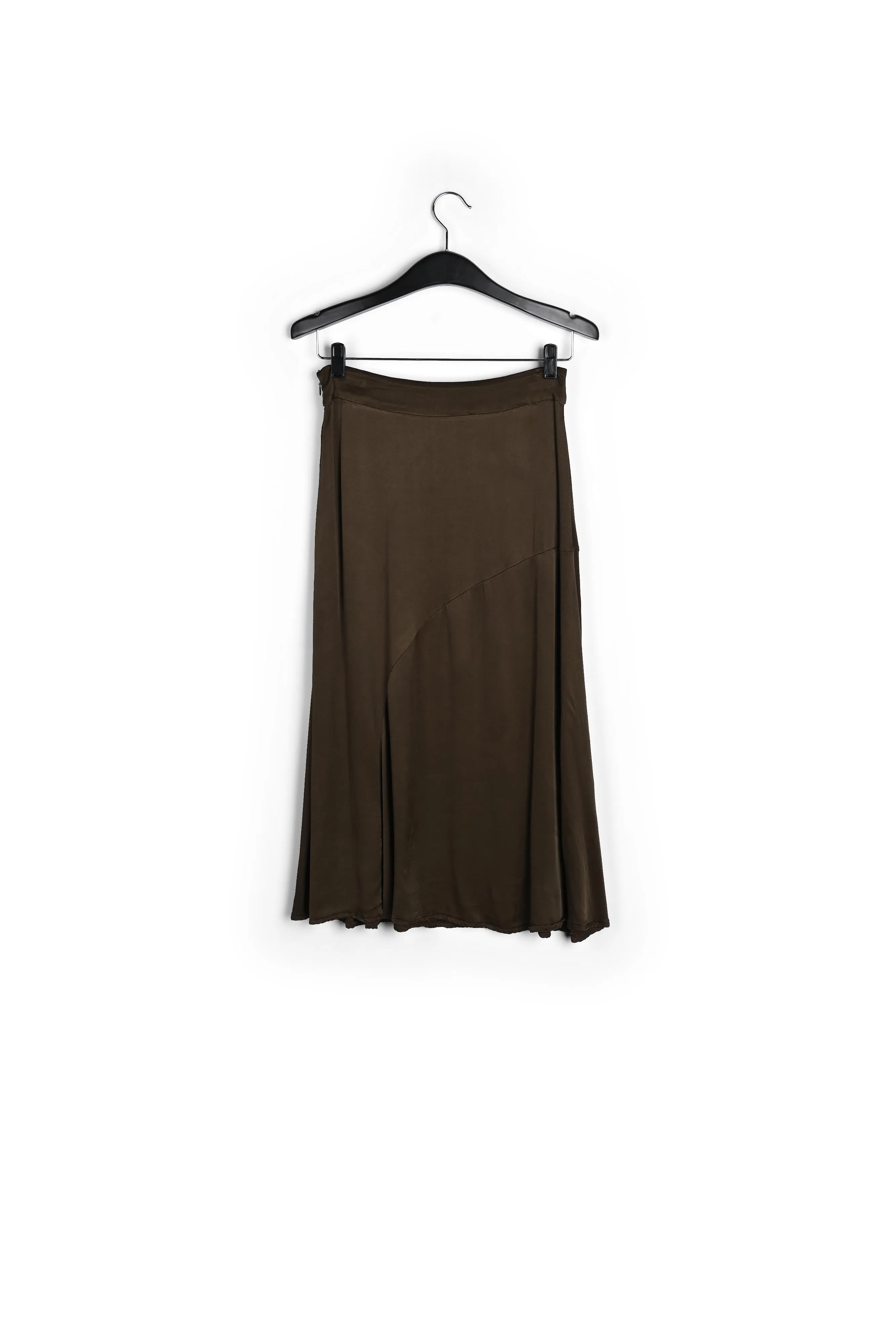 Wide midi skirt