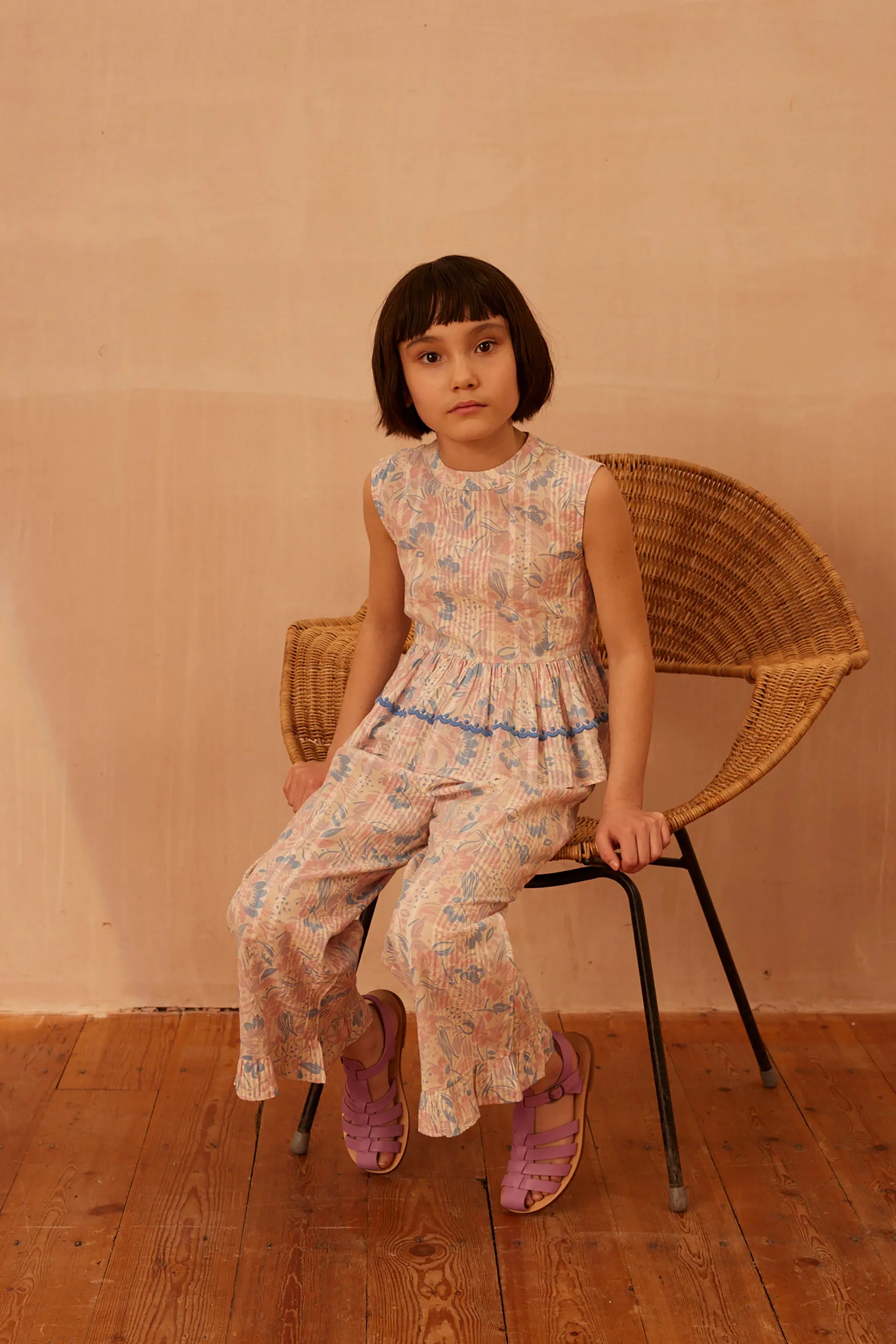 Wini Trouser Set, 50’s Flora