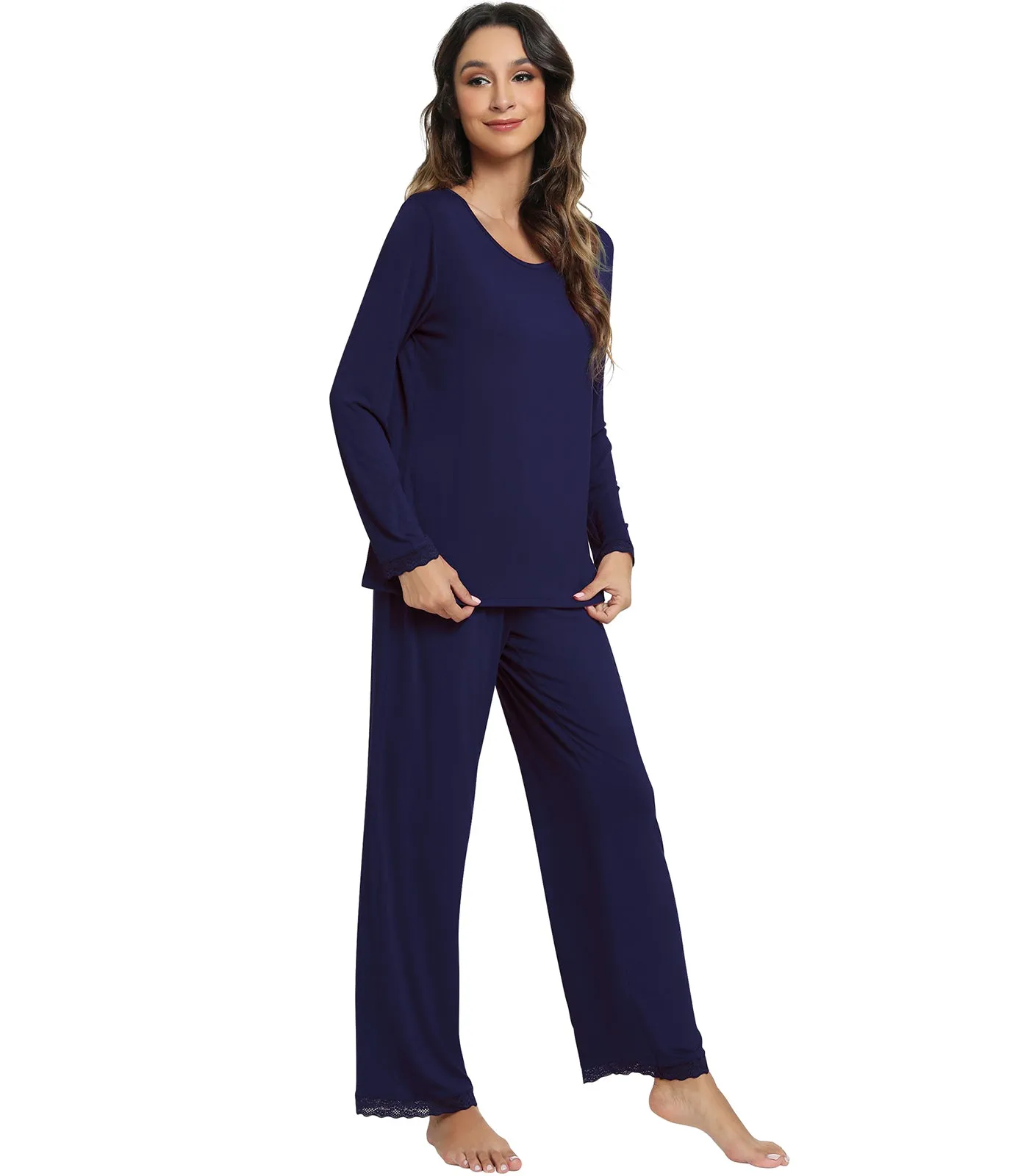 WiWi Bamboo Soft Pajamas Sets for Women