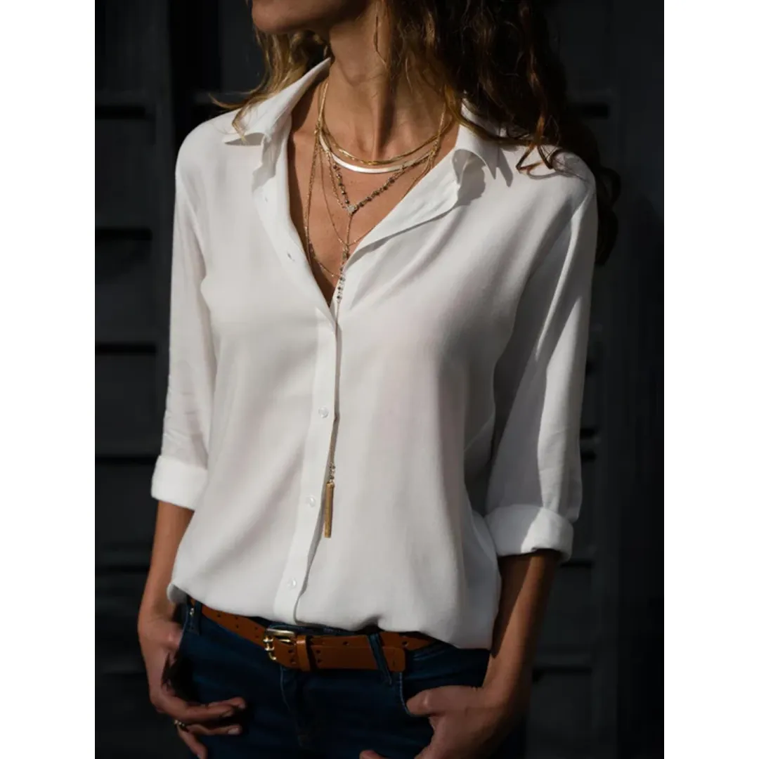 Women's Formal Button Down Shirt | Long Sleeve