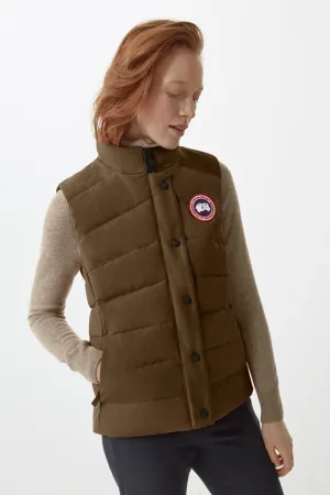 Womens Freestyle Vest - Military Green-2836L
