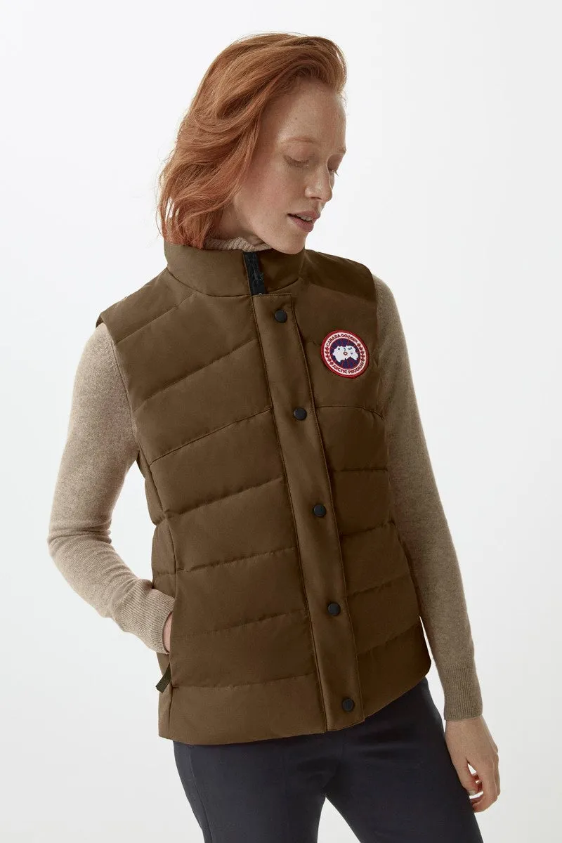 Womens Freestyle Vest - Military Green-2836L