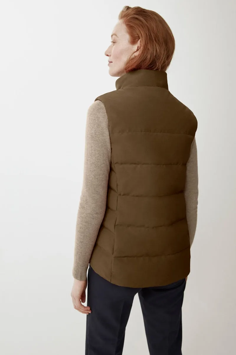 Womens Freestyle Vest - Military Green-2836L