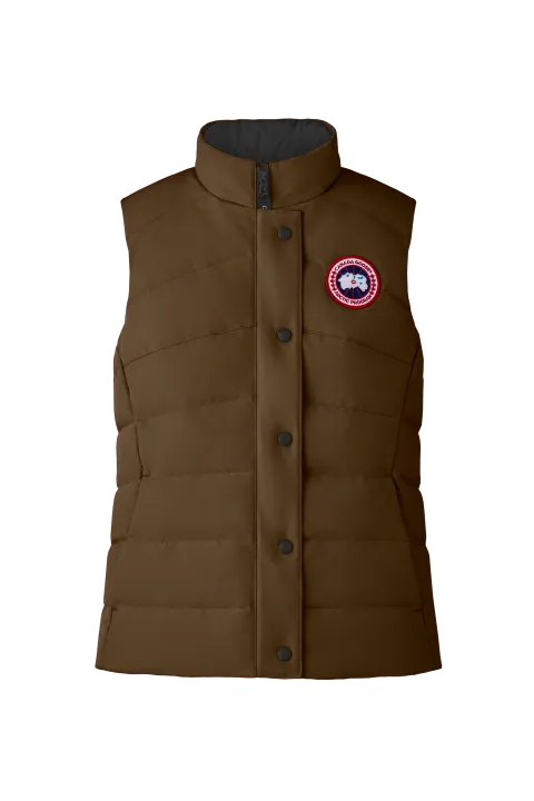 Womens Freestyle Vest - Military Green-2836L